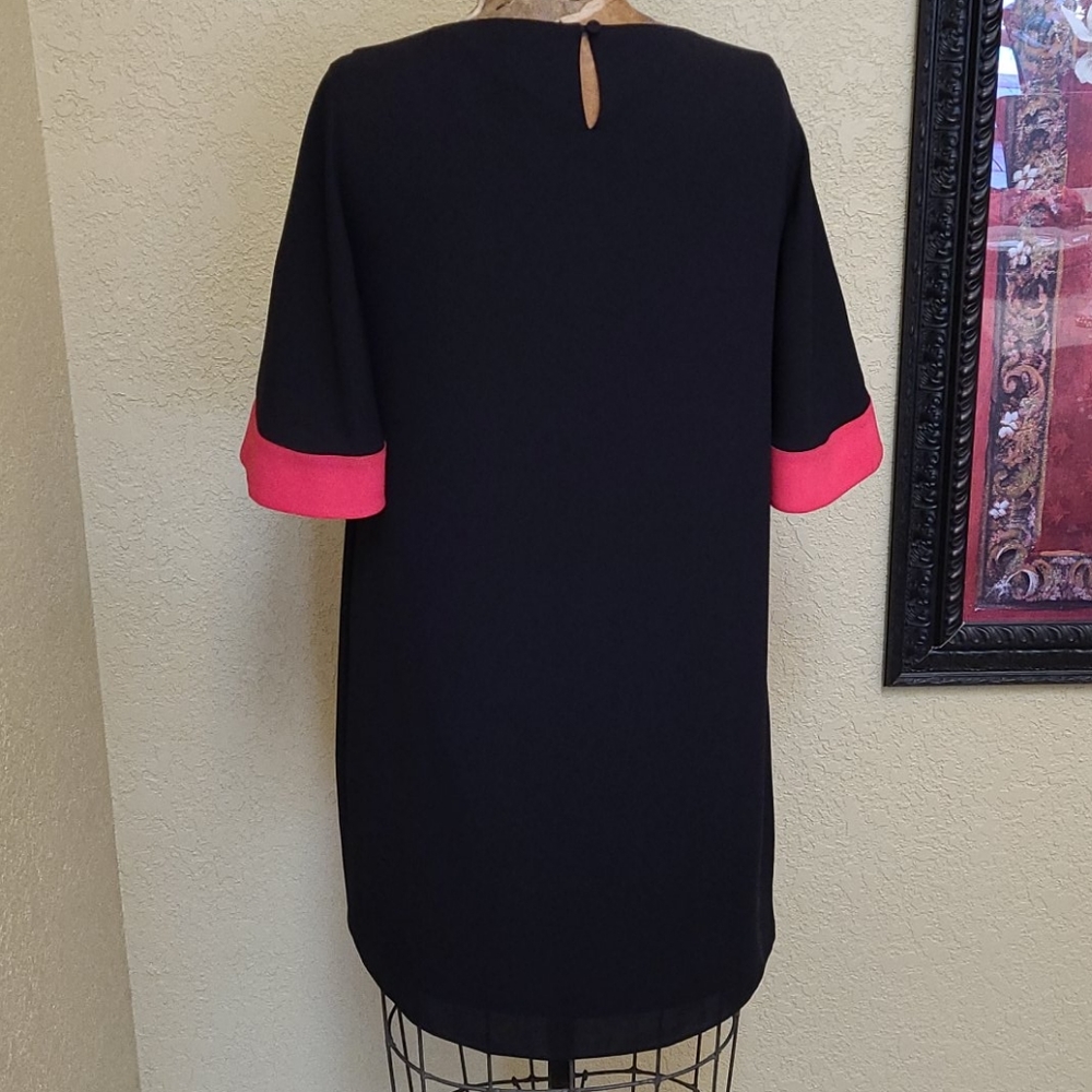 BCBG MAXAZRIA PHILIPPA BLACK/RED DRESS SIZE XS - Picture 5 of 6